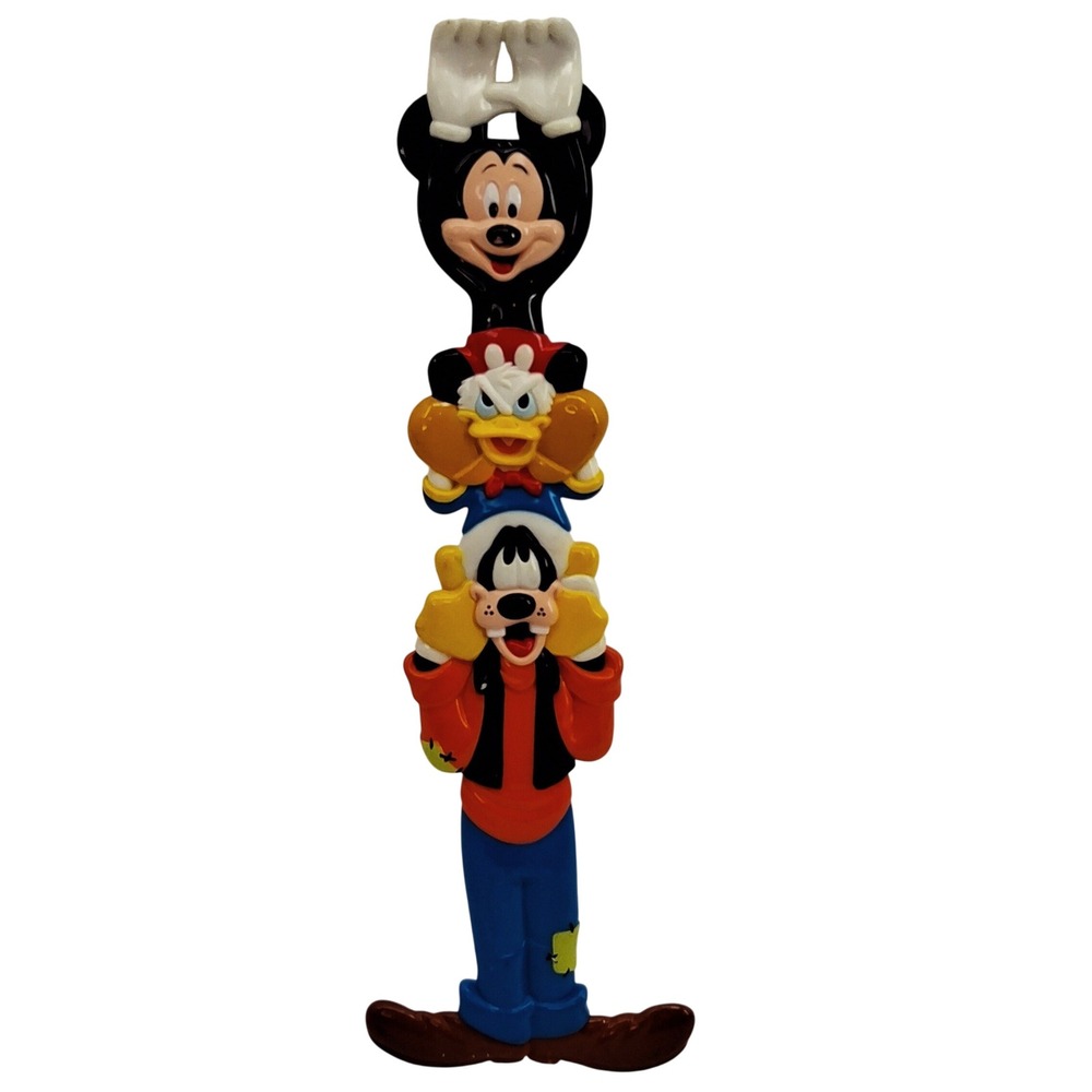Vtg Disney Souvenir Back Scratcher Mickey Goofy Donald Walt Disney World
